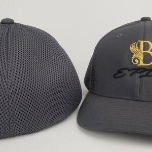 B EPIK Fitted mesh Hat  Grey, Gold, Black