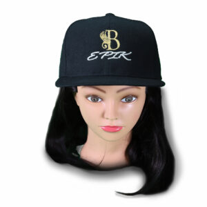 B EPIK FLATBILL SNAPBACK  Black, Gold, White